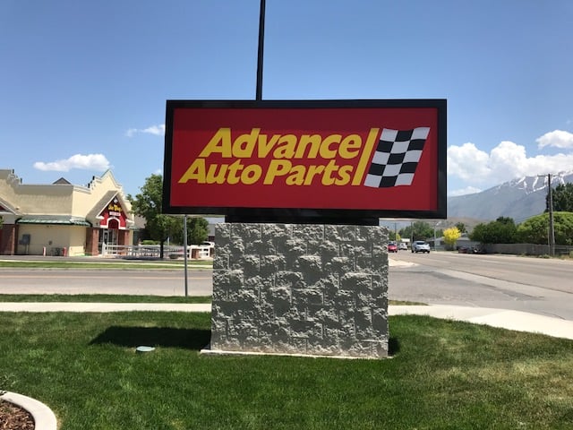Advance Auto Parts Architectural Sign